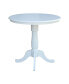 Фото #7 товара 36" Round Top Pedestal Table with 12" Leaf