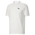 Puma Essentials Pique Small Logo Short Sleeve Polo Short Mens White Casual 67910 L - фото #1