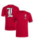 Фото #1 товара Men's Red Distressed Louisville Cardinals Reverse Retro Baseball 2 Hit T-shirt