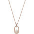 Timeless bronze necklace with Agnethe pearl SKJ1749791