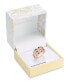 ფოტო #3 პროდუქტის Rose Gold-Tone Tonal Crystal Triple-Row Ring, Created for Macy's