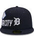 Фото #2 товара Men's Navy Detroit Tigers 2024 City Connect Icon 59FIFTY Fitted Hat