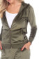 ფოტო #3 პროდუქტის Women's Velour Tracksuit Loungewear 2pc Set