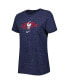 ფოტო #3 პროდუქტის Women's Navy France National Team Varsity Space-Dye T-shirt