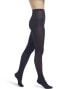 Фото #3 товара HUE 298443 Womens Super Opaque With Control Top Tights, Navy, 1 US