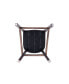 Фото #7 товара Барный стул с подлокотниками Manhattan Comfort Fifth Avenue 19" из бука с искусственной кожей