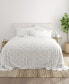 Фото #2 товара The Farmhouse Chic Premium Soft Floral Double Brushed Patterned Sheet Set, Full
