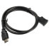 InLine HDMI Verlängerung Stecker / Buchse, schwarz - 1m - фото #2