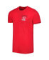 Фото #2 товара Men's Red Utah Utes Vintage-Like Through the Years Two-Hit T-shirt