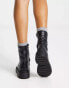 Фото #4 товара New Look chunky high ankle sock boots in black