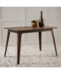 Фото #1 товара Mid-Century Modern Round Dining Table with Oak Veneer