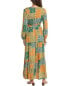 Фото #2 товара Anna Kay Patches Silk-Blend Maxi Dress Women's