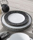 Фото #8 товара Rill 4 Piece Dinner Plate Set, Service for 4