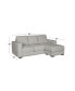 Elizabeth 85" Stain-Resistant Fabric Reversible Sofa Chaise Sectional - фото #8