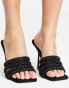 Фото #4 товара Topshop Summer embellished heeled mules in black