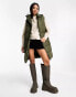 Фото #1 товара New Look longline gilet in khaki