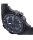 ფოტო #2 პროდუქტის Men Solstice Automatic Semi-Skeleton Leather Strap Watch - Black