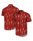 Men's and Women's Burgundy The Nightmare Before Christmas Festive Jack KUNUFLEX Button-Down Shirt
