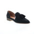 Фото #2 товара Diba True Neat Freak 11225 Womens Black Leather Slip On Loafer Flats Shoes 7