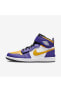 Фото #2 товара Кросс Nike Air Jordan 1 Hi Flyease Lakers