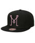 Фото #1 товара Men's Black Inter Miami CF Logo Snapback Hat