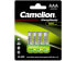 Фото #1 товара Аккумуляторы Camelion AlwaysReady Micro AAA 600mA 4 шт.