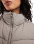 Фото #3 товара Hollister mini puffer vest in brown