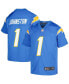 Big Boys Quentin Johnston Powder Blue Los Angeles Chargers Game Jersey