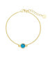 ფოტო #1 პროდუქტის Nola Gemstone Bracelet - Turquoise