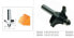 Фото #1 товара Кондорная фреза для округления Fi = 28,6 12,5 x 9,8 x 7,96 мм, хвостовик 8 мм с подшипником, бренд DREL/CONDOR