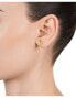 Charming gold-plated earrings Rose Trend 13004E100-30