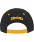 Фото #4 товара Infant Boys and Girls Black Pittsburgh Steelers Team Slouch Flex Hat