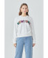 ფოტო #3 პროდუქტის Women's New York Embellished Sweatshirt