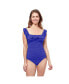 ფოტო #1 პროდუქტის Tutti Frutti square neck ruffle tankini swim top