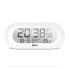 Mebus 25808 - Digital alarm clock - Oval - White - F - °C - Blue - Battery