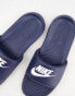 Nike Victori One sliders in white