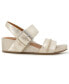 ფოტო #2 პროდუქტის Women's Giulia Two Band Wedge Sandals