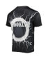 Men's Black Brooklyn Nets Tornado Bolt T-shirt