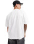 Фото #2 товара ASOS DESIGN oversized t-shirt in white with text chest print