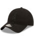 ფოტო #1 პროდუქტის Men's Los Angeles Angels Black On Black Core Classic 2.0 9Twenty Adjustable Hat