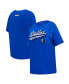 ფოტო #1 პროდუქტის Women's Royal Dallas Mavericks Script Boyfriend T-Shirt