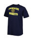 Фото #3 товара Men's Navy Denver Nuggets Big and Tall Heart and Soul T-shirt