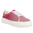 Corkys Bedazzle Rhinestone Platform Womens Pink Sneakers Casual Shoes 81-0019-P