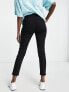 Фото #2 товара Cotton:On high rise cropped skinny jeans in black