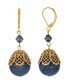 Filigree Bead Drop Earrings