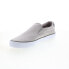 Фото #7 товара Lugz Clipper MCLIPRC-0435 Mens Gray Canvas Slip On Lifestyle Sneakers Shoes