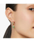 ფოტო #3 პროდუქტის Gemstone Hoop Earrings - Dobby