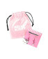 ფოტო #3 პროდუქტის Sanrio Womens Pink Dangle Earrings with Charms - Officially Licensed Authentic