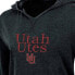 NCAA Utah Utes Women's V-Notch Hooded Sweatshirt - L