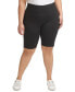 ფოტო #1 პროდუქტის Plus Size Pocket Bicycle Shorts